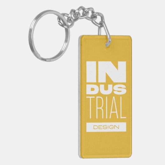 Kean MGC Industrial Design Acryl Sleutelhanger (Voorkant Links)