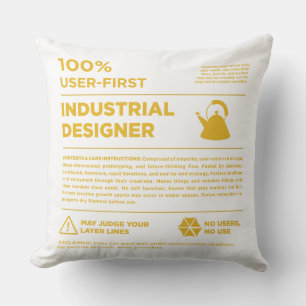 Kean MGC Industrieel ontwerp Zorglabel Kussen