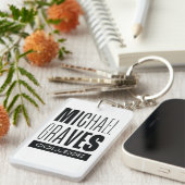 Kean MGC Michael Graves College Acryl Sleutelhange Sleutelhanger (Voorkant Rechts)