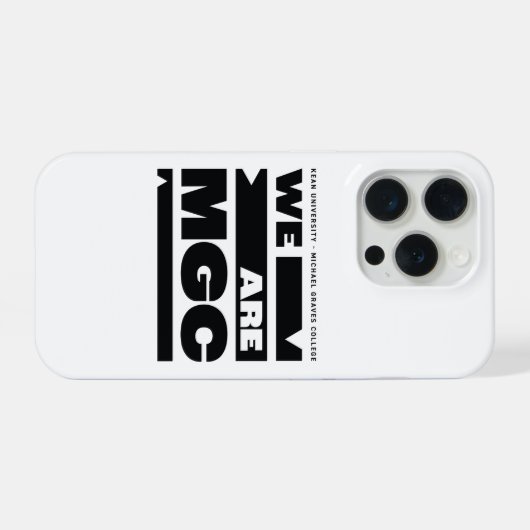 Kean MGC Michael Graves College iPhone Hoesje (Achterkant horizontaal)