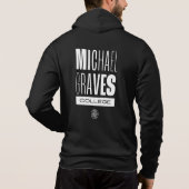 Kean MGC Michael Graves College Zip Up Hoodie (Achterkant)