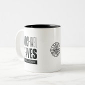 Kean MGC-Mok Tweekleurige Koffiemok (Voorkant links)