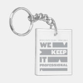 Kean MGC We Blijven Professioneel Sleutelhanger (Voorkant Links)