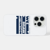 Kean MGC We Draw Attention iPhone Hoesje (Achterkant horizontaal)