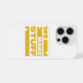 Kean MGC We Make Stuff iPhone Hoesje (Achterkant horizontaal)
