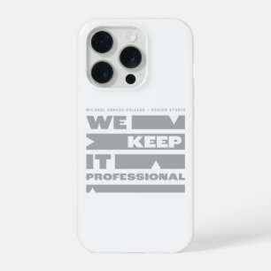 Kean MGC Wij houden het professioneel iPhone 15 Pro Case