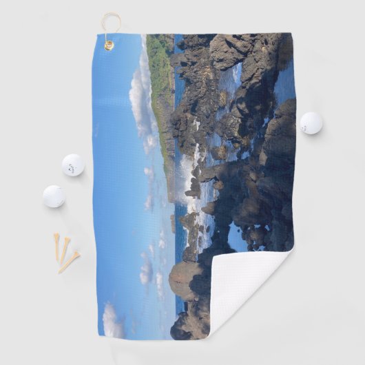 Keanae Lookout Maui Hawaii Road naar Hana Golfhanddoek (Insitu)