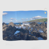 Keanae Lookout Maui Hawaii Road naar Hana Golfhanddoek (Horizontaal)