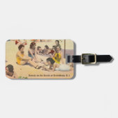 Keansburg, New Jersey - Antiek Beach Shore Scene Bagagelabel (Voorkant horizontaal)