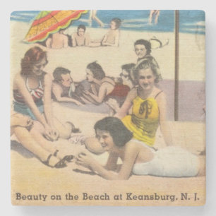 Keansburg, New Jersey Beach Beauty -  Scene Stenen Onderzetter