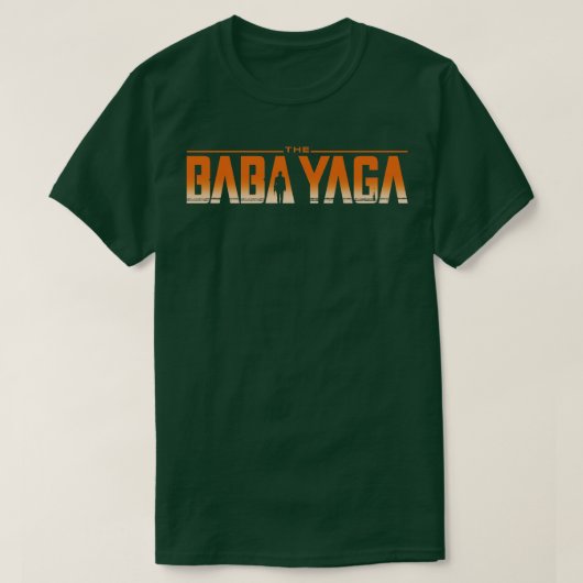 Keanu Baba Yaga Bounty Hunter Cool Scifi Action Ma T-shirt (Design voorkant)