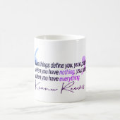 Keanu Reeves Quote - Twee dingen definiëren u Koffiemok (Center)