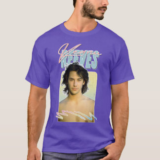 Keanu Reeves Retro 90s esthetische fan kunstwerk T-shirt