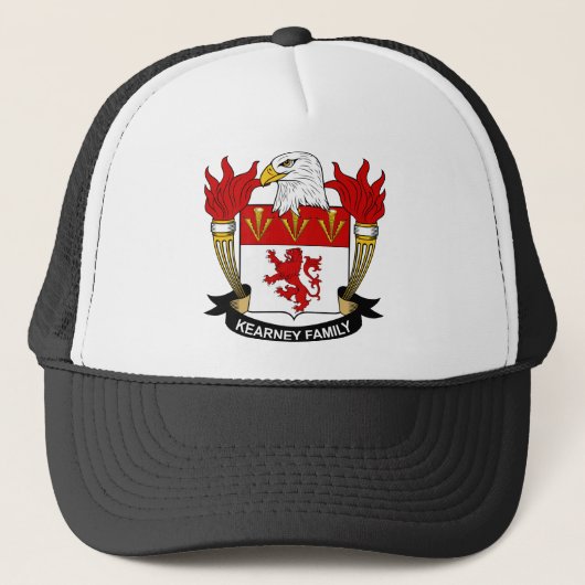 Kearney Family Crest Trucker Pet (Voorkant)