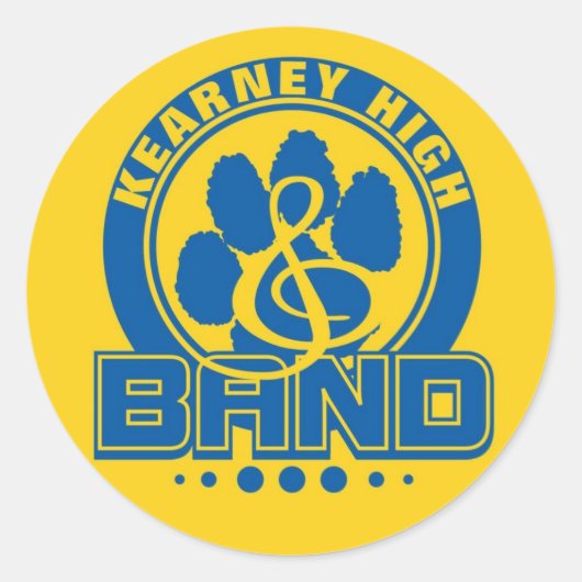 Kearney High Band 3-inch Stickers (Voorkant)