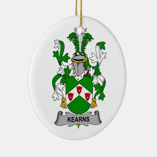Kearns Family Crest Keramisch Ornament (Rechts)
