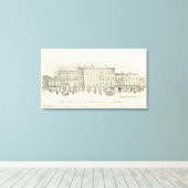 Kearny, Californië en Sacramento West Side Canvas Afdruk (Insitu (Houten vloer))