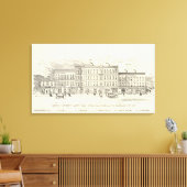 Kearny, Californië en Sacramento West Side Canvas Afdruk (Insitu (Woonkamer))