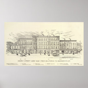 Kearny, Californië en Sacramento West Side Poster