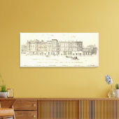 Kearny, Pine en California East Side Canvas Afdruk (Insitu (Woonkamer))