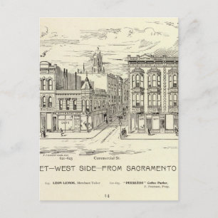Kearny, Sacramento en Clay West Side Briefkaart