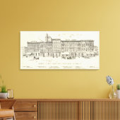 Kearny, Struik en Pine West Side Canvas Afdruk (Insitu (Woonkamer))