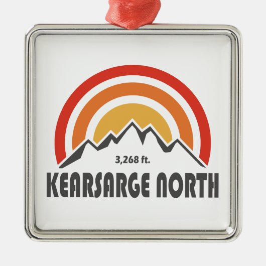 Kearsarge North New Hampshire Metalen Ornament (Voorkant)