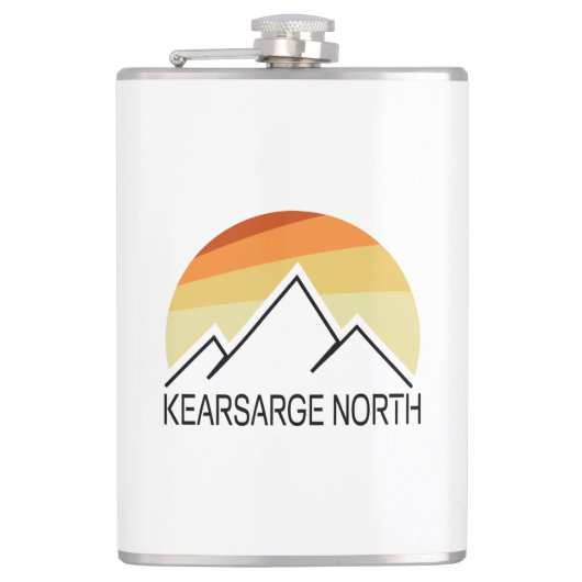 Kearsarge North New Hampshire Retro Heupfles (Voorkant)