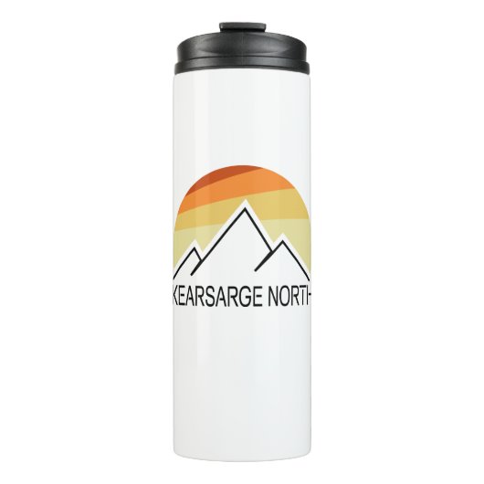 Kearsarge North New Hampshire Retro Thermosbeker (Voorkant)
