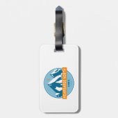 Kearsarge North New Hampshire Stars Moon Bagagelabel (Achterkant verticaal)