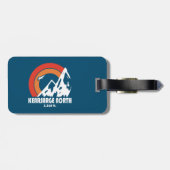 Kearsarge North New Hampshire Sun Eagle Bagagelabel (Achterkant horizontaal)