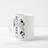Keats Family Crest Koffiemok (Voorkant links)