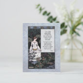 Keats "La Belle Dame" Victoriaans Briefkaart (Staand voorkant)