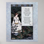 Keats "La Belle Dame" Victoriaans kunstartikel 16x Poster (Voorkant)