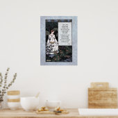 Keats "La Belle Dame" Victoriaans kunstartikel 18x Poster (Keuken)