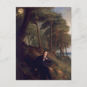 Keats luistert naar de nachtingale briefkaart