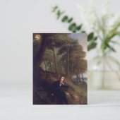 Keats luistert naar de nachtingale briefkaart (Staand voorkant)