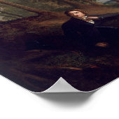 Keats luistert naar de nachtingale poster (Hoek)