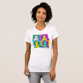 Keats Pop Art T-shirt (marine) (Voorkant volledig)