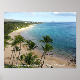 Keawakapu Beach - Maui, Hawaii | Poster (stemming)