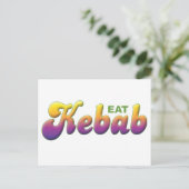 Kebab, Eat Briefkaart (Staand voorkant)