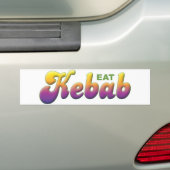 Kebab, Eat Bumpersticker (Op auto)
