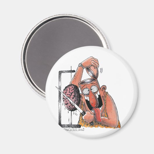 Kebab Head Magneet (Voorkant / Achterkant)