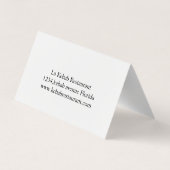 Kebab Restaurant Modern Visitekaartje (Achterkant)