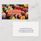 Kebab Restaurant Modern Visitekaartje (Voorkant / Achterkant)