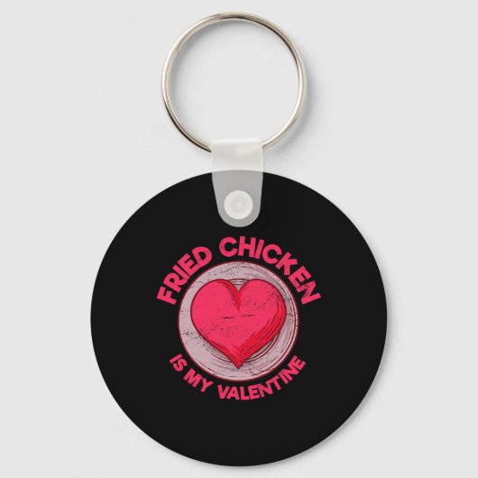 Kebabs Is Mijn Valentijn Kip Liefhebber Grappig Sleutelhanger (Voorkant)