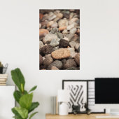 kebbels op het strand poster (Thuiskantoor)