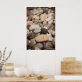 kebbels op het strand poster (Keuken)