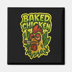 Ked Kip Kuiken Rookt Wiet Steen Magneet