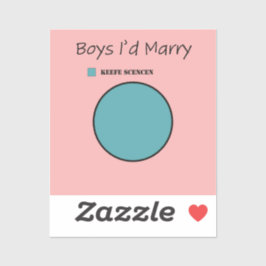 Keefe Laptop Sticker